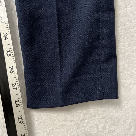 Tahari Dress Pants Womens 4 Blue Flat Front Pockets Business - Picture 12 of 13